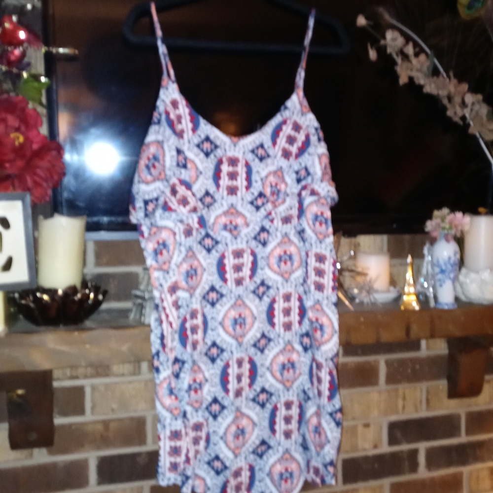 Spaghetti strap mini dress